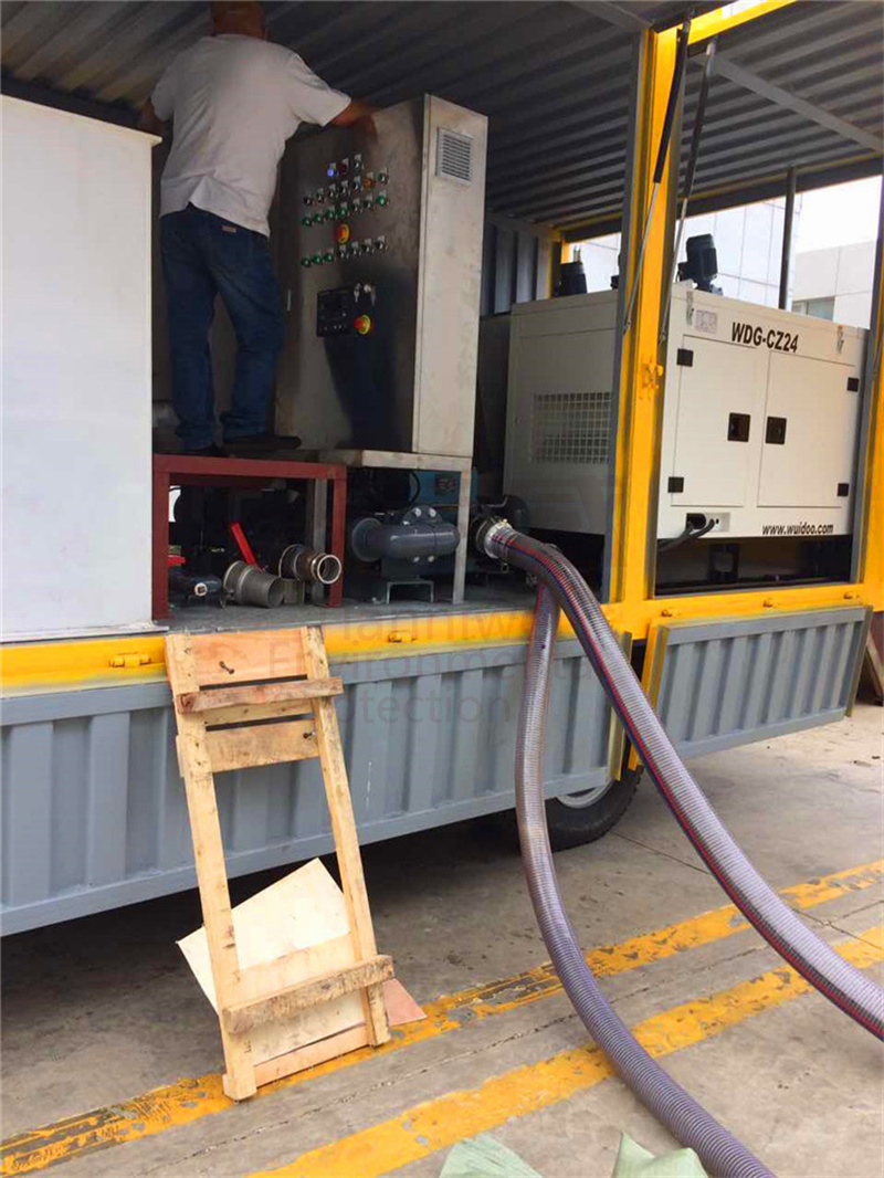 移动式污泥脱水车:沉淀池清淤的高效之选